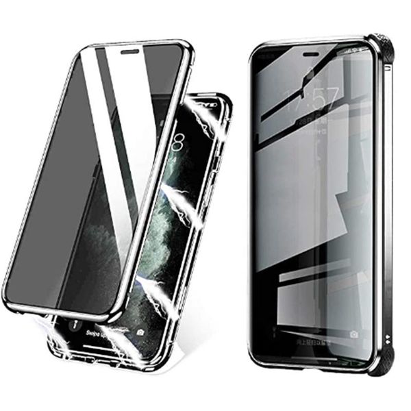 металлическая магнитная конфиденциальность защитный чехол для iphone 12 11 pro xs max xr 8 7 6plus двухсторонний стеклянный стеклянный h jll
металлическая магнитная конфиденциальность защитный чехол для iphone 12 11 pro xs max xr 8 7 6plus двухсторонний стеклянный стеклянный h jll