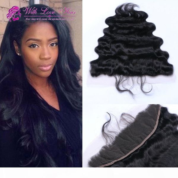 middle three part body wave 13x4 inch lace frontal closure virgin brazilian hair human hair frontal closure, Black
middle three part body wave 13x4 inch lace frontal closure virgin brazilian hair human hair frontal closure, Black