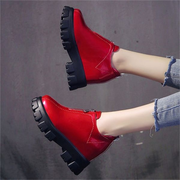 new in 2021 front open autumn fashion thick women's high heels leather boots 57tx, Black