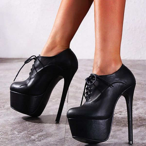 dress shoes sarairis fetish extreme high heels thick platform autumn spring lace up woman party nightclub pumps1, Black
dress shoes sarairis fetish extreme high heels thick platform autumn spring lace up woman party nightclub pumps1, Black