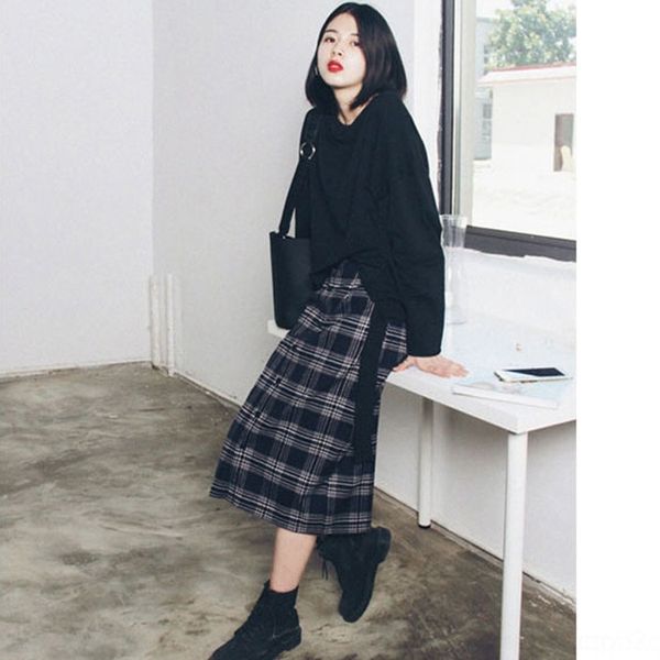 7zgnl fat korean autumn new pullover size plaid skirt pullover pulloverwomen's clothing mm style fashion large slimming plaid skirt loo, Gray
7zgnl fat korean autumn new pullover size plaid skirt pullover pulloverwomen's clothing mm style fashion large slimming plaid skirt loo, Gray