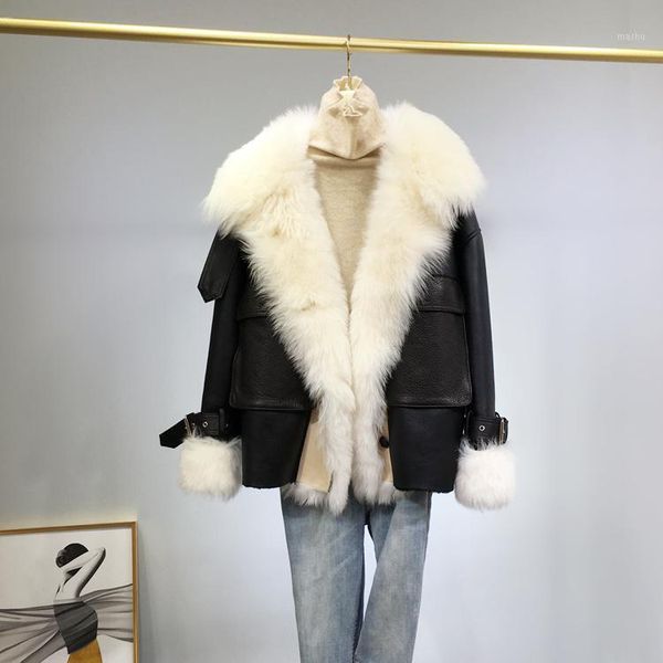 genuine wool fur coat motorcycle female jacket thicken warm jackets for women 2020 women's clothing manteau femme zjt8901, Black
genuine wool fur coat motorcycle female jacket thicken warm jackets for women 2020 women's clothing manteau femme zjt8901, Black