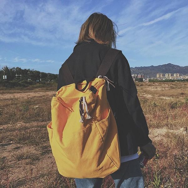 arsmundi solid color multifunctional canvas backpack minimalist retro wild leisure korean waterproof school bag for gi
arsmundi solid color multifunctional canvas backpack minimalist retro wild leisure korean waterproof school bag for gi