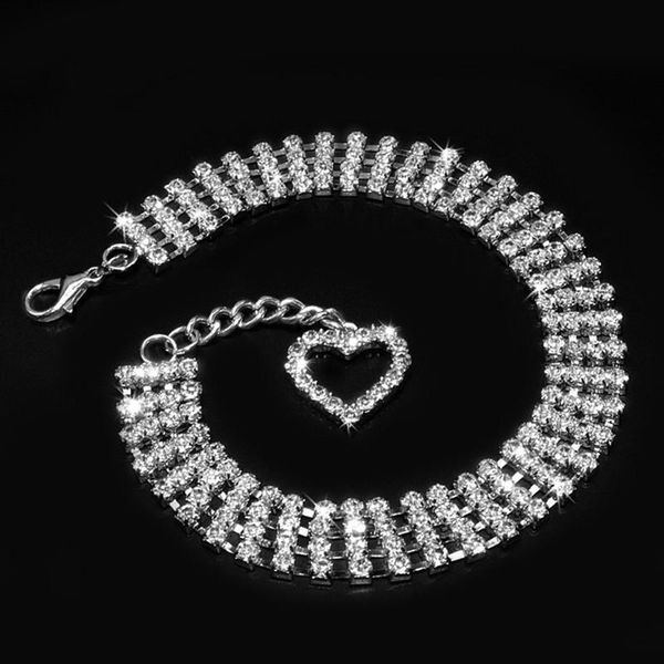 dog collars & leashes s/m/l rhinestones necklace pet collar ornaments heart-shaped pendant puppy cat party wedding accessories
dog collars & leashes s/m/l rhinestones necklace pet collar ornaments heart-shaped pendant puppy cat party wedding accessories