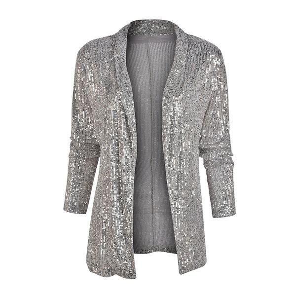 women sequin blazers and jackets work office lady suit slim sliver shiny female blazer glitter long sleeve blazers lj201212, White;black
women sequin blazers and jackets work office lady suit slim sliver shiny female blazer glitter long sleeve blazers lj201212, White;black
