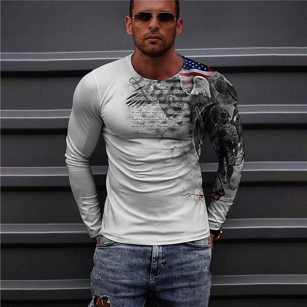 men's t shirt 3d print graphic prints eagle flag crew neck daily holiday print long sleeve casual designer big and tall gray o3gr#, White;black
men's t shirt 3d print graphic prints eagle flag crew neck daily holiday print long sleeve casual designer big and tall gray o3gr#, White;black