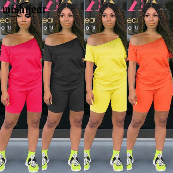 women tracksuit solid 2 piece set slash neck t-shirt +short matching set female joggers sportwear fitness suit plus size s-5xl1, White
women tracksuit solid 2 piece set slash neck t-shirt +short matching set female joggers sportwear fitness suit plus size s-5xl1, White