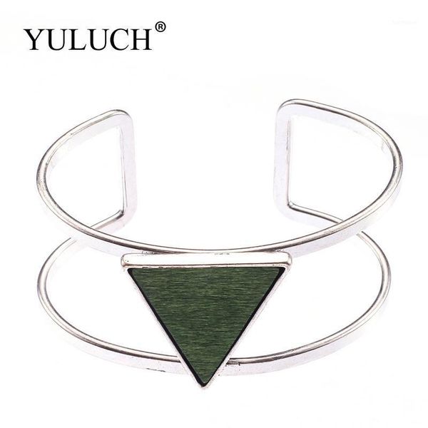 yuluch opening design women metal bracelets with triangle wood simple geometric trendy alloy women/ladies/girls jewelry1, Black
yuluch opening design women metal bracelets with triangle wood simple geometric trendy alloy women/ladies/girls jewelry1, Black