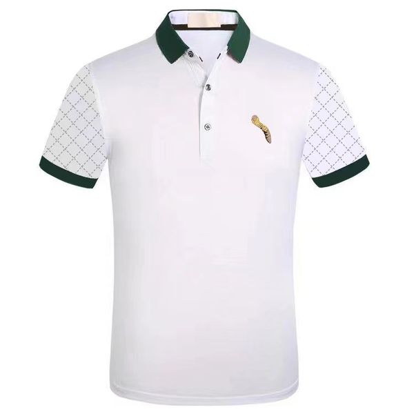202ss italy designer stripe polo shirt t shirts luxurys snake bee floral embroidery mens high street fashion horset-shirt letter m-3xl, White;black
202ss italy designer stripe polo shirt t shirts luxurys snake bee floral embroidery mens high street fashion horset-shirt letter m-3xl, White;black