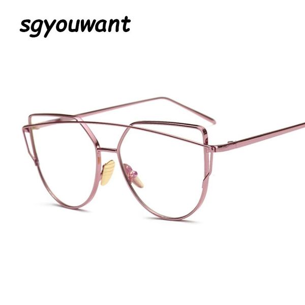 sunglasses sgyouwant fashion women's computer glasses cat eye frame female transparent round men uv400 protect, White;black
sunglasses sgyouwant fashion women's computer glasses cat eye frame female transparent round men uv400 protect, White;black