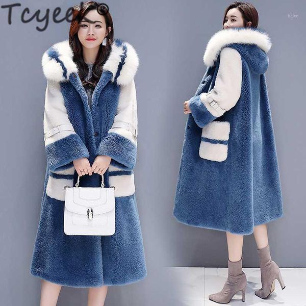 tcyeek women fur jacket + large fur hooded 2020 faux coat female jacket long winter warm coats casaco feminino hiver tf811321, Black
tcyeek women fur jacket + large fur hooded 2020 faux coat female jacket long winter warm coats casaco feminino hiver tf811321, Black