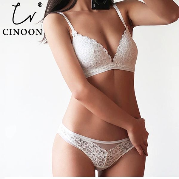 cinoon lace 3/4 cup bra sets for women wireless thin cotton breathable comfortable underwear solid color lingerie set y200115, Red;black
cinoon lace 3/4 cup bra sets for women wireless thin cotton breathable comfortable underwear solid color lingerie set y200115, Red;black