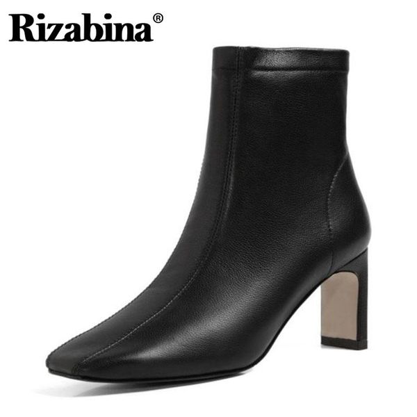 rizabina size 33-42 women ankle boots real leather high heel winter shoes woman fashion zipper party office lady footwear, Black
rizabina size 33-42 women ankle boots real leather high heel winter shoes woman fashion zipper party office lady footwear, Black