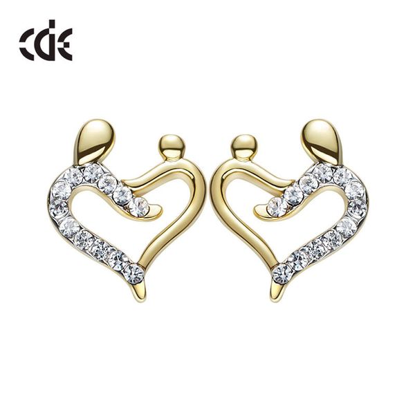 stud cde selling gold color hollow heart earrings twinkling cubic zirconia fashion ear jewelry for women daily gift, Golden;silver
stud cde selling gold color hollow heart earrings twinkling cubic zirconia fashion ear jewelry for women daily gift, Golden;silver