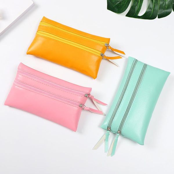 creative new cartoon simple candy color ladies wallet cosmetics storage clutch bag pu leather portable zipper bag solid
creative new cartoon simple candy color ladies wallet cosmetics storage clutch bag pu leather portable zipper bag solid