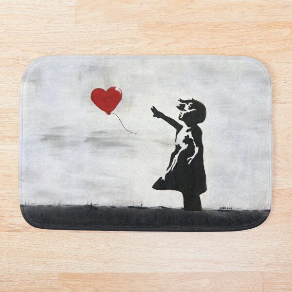 bath mats banksy girl with heart balloon graffiti original wall street art hd online store mat
bath mats banksy girl with heart balloon graffiti original wall street art hd online store mat