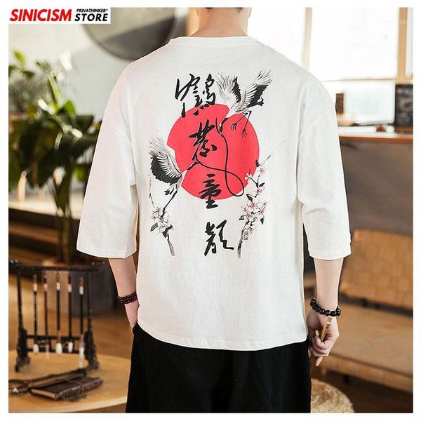 sinicism store 2020 men three quarter cotton tshirts men's summer oversize tees loose tshirts male clothes print chinese style1, White;black
sinicism store 2020 men three quarter cotton tshirts men's summer oversize tees loose tshirts male clothes print chinese style1, White;black
