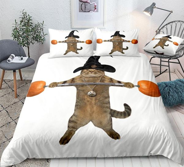 halloween cat bedding set pumpki hat duvet cover set cute animal beds set home textiles microfiber for kids boys girls bedspread
halloween cat bedding set pumpki hat duvet cover set cute animal beds set home textiles microfiber for kids boys girls bedspread