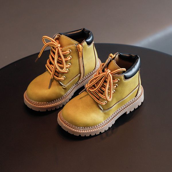 2020 children's shoes classic yellow martin girls winter plush kids warm fashion pu leather boots eu21-36, Black
2020 children's shoes classic yellow martin girls winter plush kids warm fashion pu leather boots eu21-36, Black