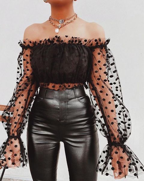 женщины mesh sheer see through sleeve dot рубашка блуза crop tops 2020 лето кружево с плечом рубашки партии оборки рубашки блузки, White
женщины mesh sheer see through sleeve dot рубашка блуза crop tops 2020 лето кружево с плечом рубашки партии оборки рубашки блузки, White