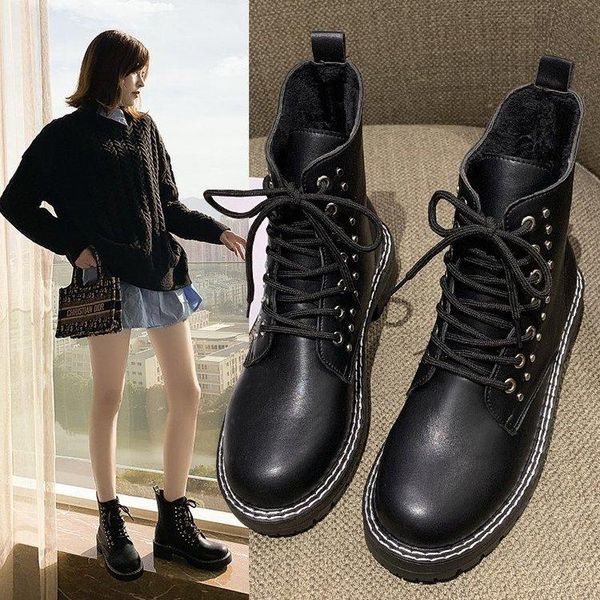 new winter orange british style women boots botas mujer fashion short tube thick heel leather cross-tied round toe, Black
new winter orange british style women boots botas mujer fashion short tube thick heel leather cross-tied round toe, Black