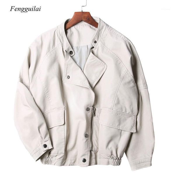 women short pu leather punk jacket slim zipper faux leather coats female single breasted motorcycle outerwear1, Black
women short pu leather punk jacket slim zipper faux leather coats female single breasted motorcycle outerwear1, Black