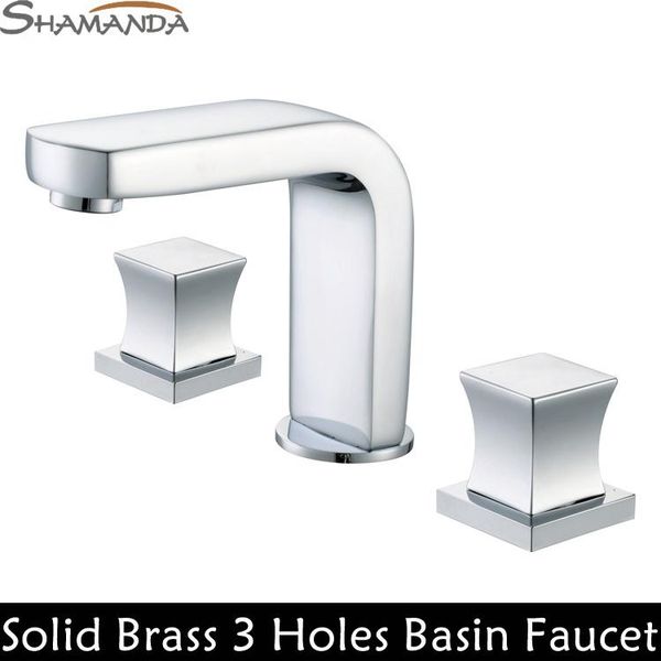 bathroom products solid brass chrome and cold 3 holes 2 handles 3 pcs basin faucet mixer taps-wholesale-2412
bathroom products solid brass chrome and cold 3 holes 2 handles 3 pcs basin faucet mixer taps-wholesale-2412