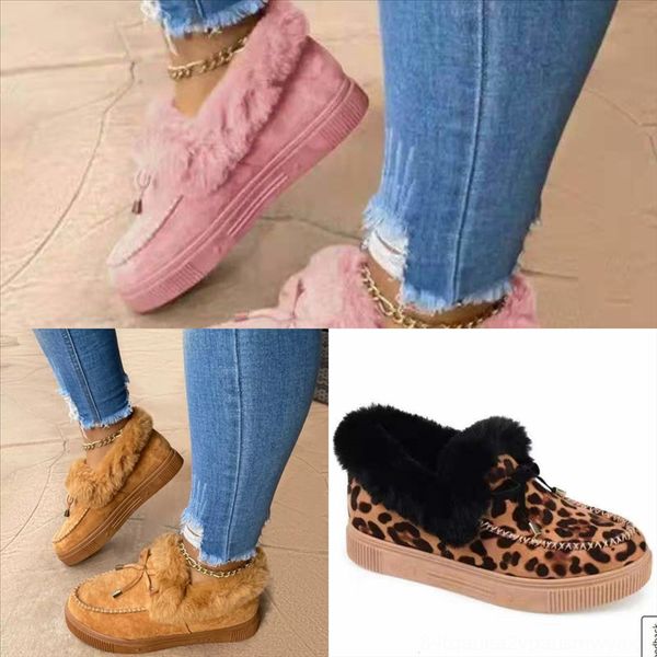 qcg9z winter fur women slippers snow boots warm house slippers plush flip shoes christmas cotton indoor plus velvet mop cotton yarn home, Black 
qcg9z winter fur women slippers snow boots warm house slippers plush flip shoes christmas cotton indoor plus velvet mop cotton yarn home, Black
