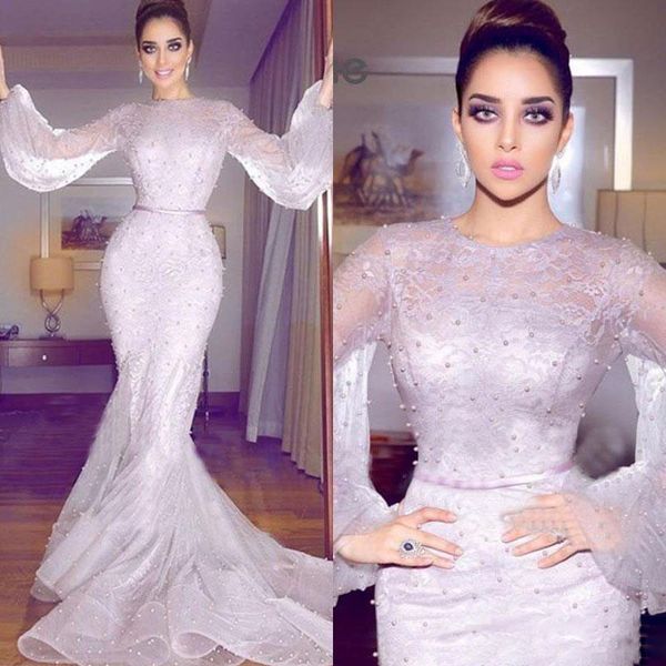 2021 arabic mermaid formal dresses evening wear long sleeve full lace pearls prom gowns plus size prom dresses long, Black;red
2021 arabic mermaid formal dresses evening wear long sleeve full lace pearls prom gowns plus size prom dresses long, Black;red
