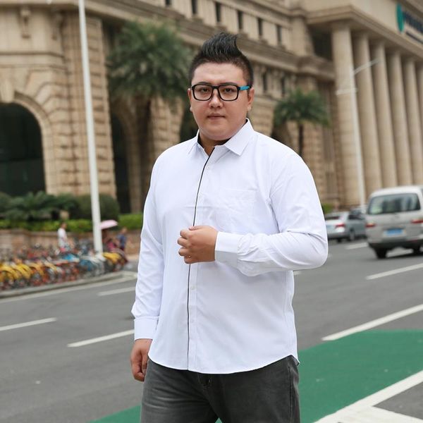 fat guy 110kg 120kg 130kg black stripe twill business casual long sleeve men shirt plus-size 5xl 6xl 7xl 8xl blue pink fashion, White;black
fat guy 110kg 120kg 130kg black stripe twill business casual long sleeve men shirt plus-size 5xl 6xl 7xl 8xl blue pink fashion, White;black