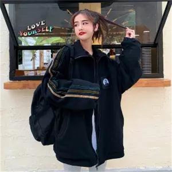 2021 new -autumn japan size large harajuku loose bomber streetwear basic black spring jacket female 70xo
2021 new -autumn japan size large harajuku loose bomber streetwear basic black spring jacket female 70xo