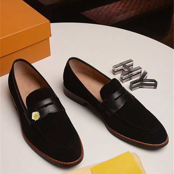 men genuine leather business shoes luxury design grind arenaceous leisure and business dual purpose dress shoes 38-45, Black
men genuine leather business shoes luxury design grind arenaceous leisure and business dual purpose dress shoes 38-45, Black