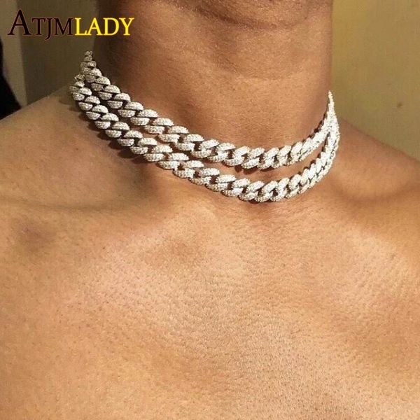 hip hop bling wide big cool men boy necklace adjust open iced out miami curb cuban link chain rainbow cz choker jewelry female 201013, Silver
hip hop bling wide big cool men boy necklace adjust open iced out miami curb cuban link chain rainbow cz choker jewelry female 201013, Silver