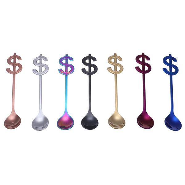 1pcs colorful stainless steel dollar shape spoon creative milk coffee spoon ice candy teaspoon accessorie h bbytuf
1pcs colorful stainless steel dollar shape spoon creative milk coffee spoon ice candy teaspoon accessorie h bbytuf