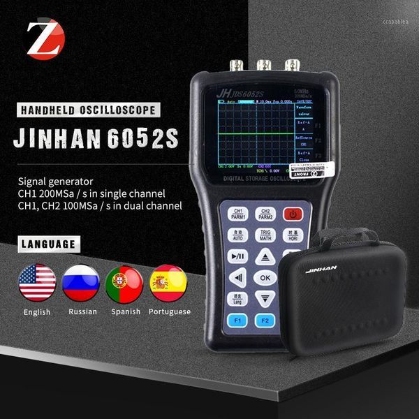 portable handheld digital strorage oscilloscope jds6031 jds6052s signal generator 2ch 50m 200msa/s russia portuguese 5 languages1
portable handheld digital strorage oscilloscope jds6031 jds6052s signal generator 2ch 50m 200msa/s russia portuguese 5 languages1