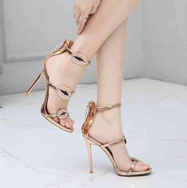 designer with box women brand pumps sandals crystal red lips stiletto 8 cm 11 shallow mouth open toes zip prom party shoes summer, Black
designer with box women brand pumps sandals crystal red lips stiletto 8 cm 11 shallow mouth open toes zip prom party shoes summer, Black