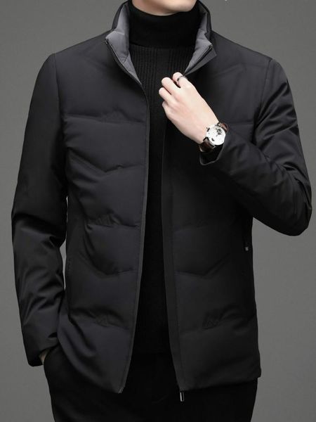 men's down & parkas winter jacket mens business casual stand collar cold-resistant warm coat 90% white duck clothes, Black
men's down & parkas winter jacket mens business casual stand collar cold-resistant warm coat 90% white duck clothes, Black