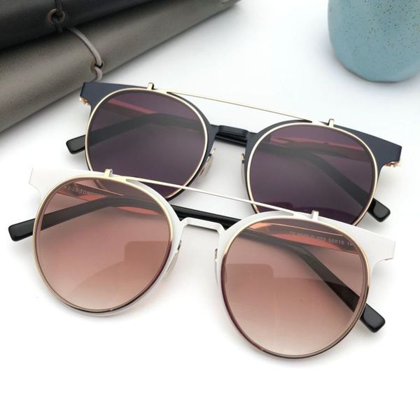 glasses tf8649-d round frame metal shenzhen sunglasses personality double beam men's sunglasses, White;black
glasses tf8649-d round frame metal shenzhen sunglasses personality double beam men's sunglasses, White;black