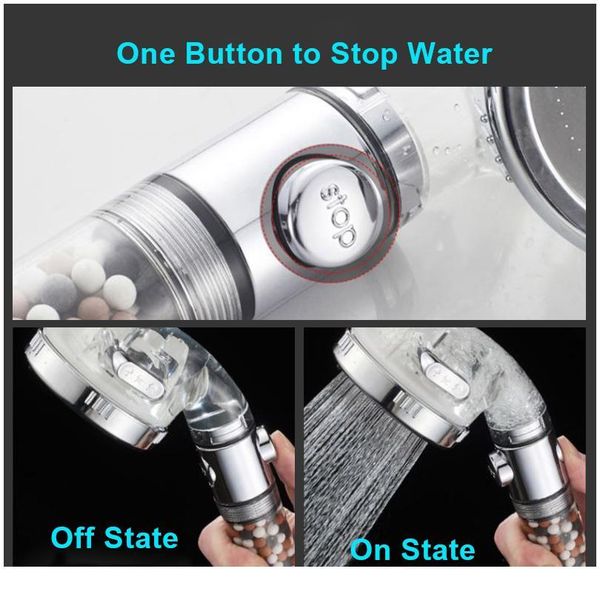 zhangji bathroom 3-function spa shower head with switch on/off button high pressure anion filter bath head water savin jllupq
zhangji bathroom 3-function spa shower head with switch on/off button high pressure anion filter bath head water savin jllupq