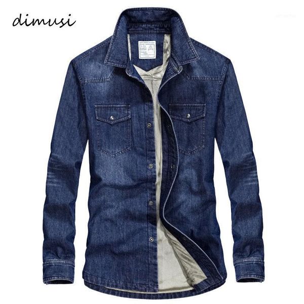 dimusi denim shirt mens casual camisa denim hombre long sleeves fleece cotton men's shirt camisa masculina chemise homme1, White;black 
dimusi denim shirt mens casual camisa denim hombre long sleeves fleece cotton men's shirt camisa masculina chemise homme1, White;black