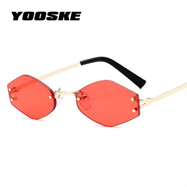 sunglasses yooske small hexagon women brand designer vintage cat eye sun glasses retro rimless red black eyewear ladies, White;black
sunglasses yooske small hexagon women brand designer vintage cat eye sun glasses retro rimless red black eyewear ladies, White;black