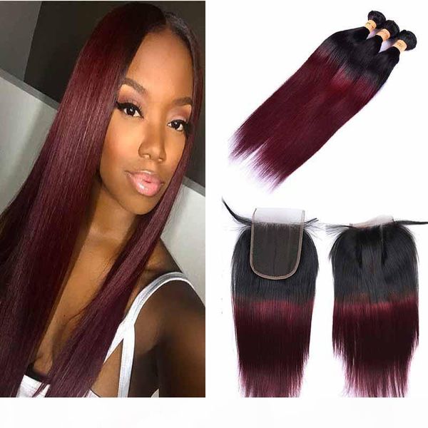 ombre colored two tone weave 1b 99j straight hair extensions weave bundles with part lace closure unprocessed virgin human hair vendors, Black;brown
ombre colored two tone weave 1b 99j straight hair extensions weave bundles with part lace closure unprocessed virgin human hair vendors, Black;brown