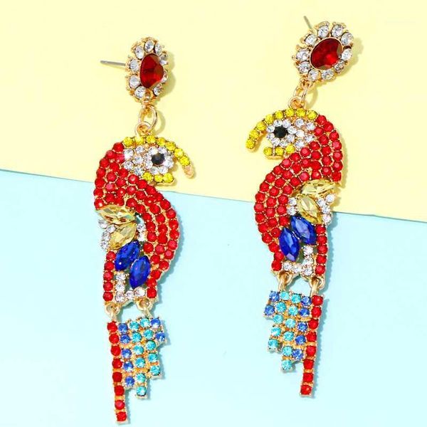 komi parrot rhinestone crystal earrings for women animal bird drop earrings dangle wedding jewelry f02361, Silver
komi parrot rhinestone crystal earrings for women animal bird drop earrings dangle wedding jewelry f02361, Silver