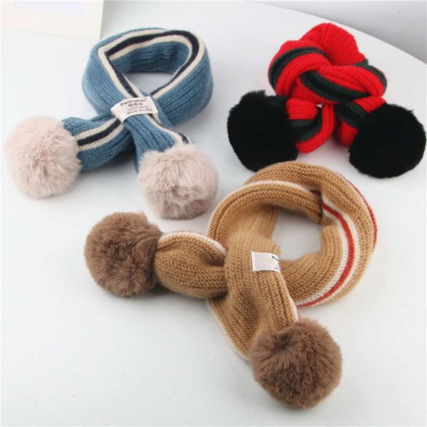 matching soft baby girls winter color boys and warm wool scarf children's versatile ball neck fashion, Red;brown
matching soft baby girls winter color boys and warm wool scarf children's versatile ball neck fashion, Red;brown