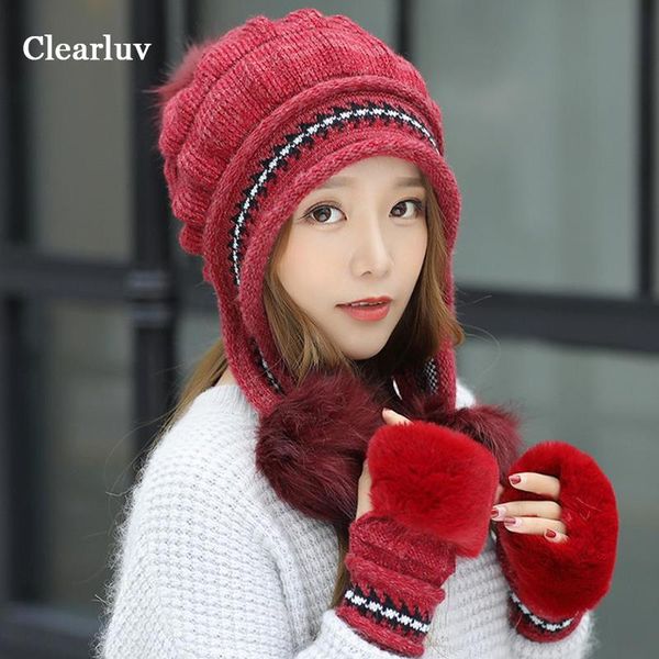 beanie/skull caps cute hat warm and female monochrome woolen for fall/winter plush ball knitted & two-piece gloves, Blue;gray
beanie/skull caps cute hat warm and female monochrome woolen for fall/winter plush ball knitted & two-piece gloves, Blue;gray
