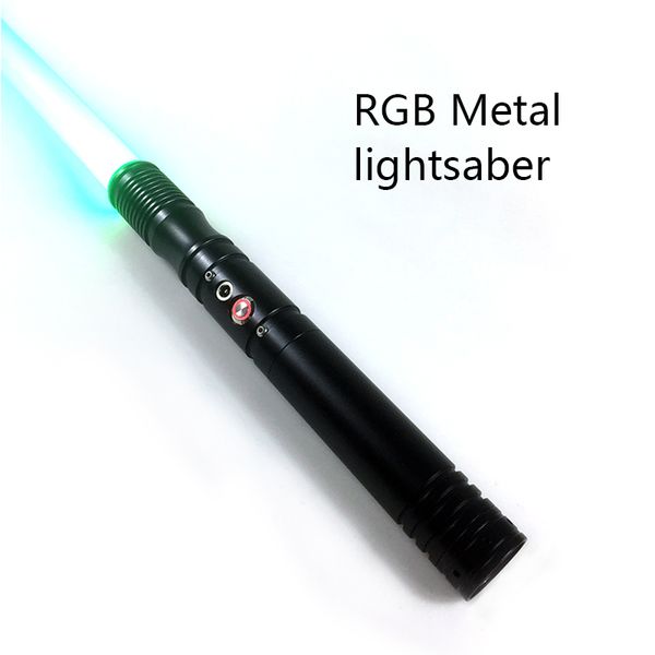 rgb lightsaber metal light saber toys sword brinquedos sabre de luz juguetes kpop lightstick espada laser zabawki oyuncak q0113
rgb lightsaber metal light saber toys sword brinquedos sabre de luz juguetes kpop lightstick espada laser zabawki oyuncak q0113