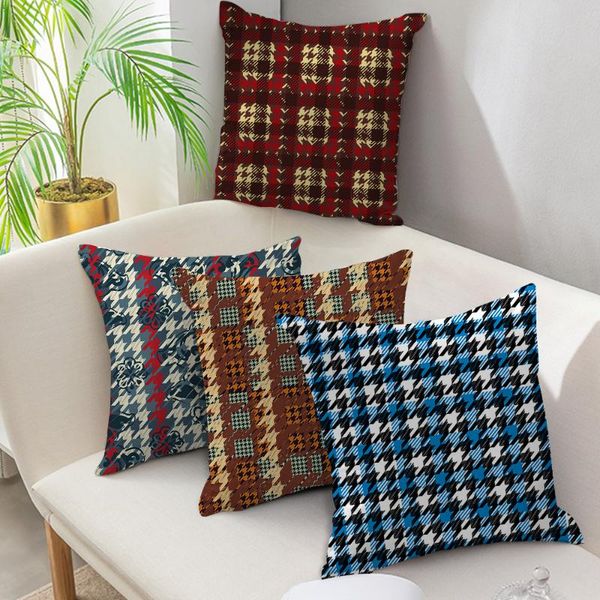 fuwatacchi plaid cushion cover white and black houndstooth striped pillow cover home sofa decorative scottish style pillowcase
fuwatacchi plaid cushion cover white and black houndstooth striped pillow cover home sofa decorative scottish style pillowcase