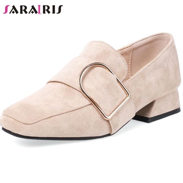 dress shoes sarairis female office fashion square toe pumps med chunky heel women elegant buckle decorating woman, Black
dress shoes sarairis female office fashion square toe pumps med chunky heel women elegant buckle decorating woman, Black
