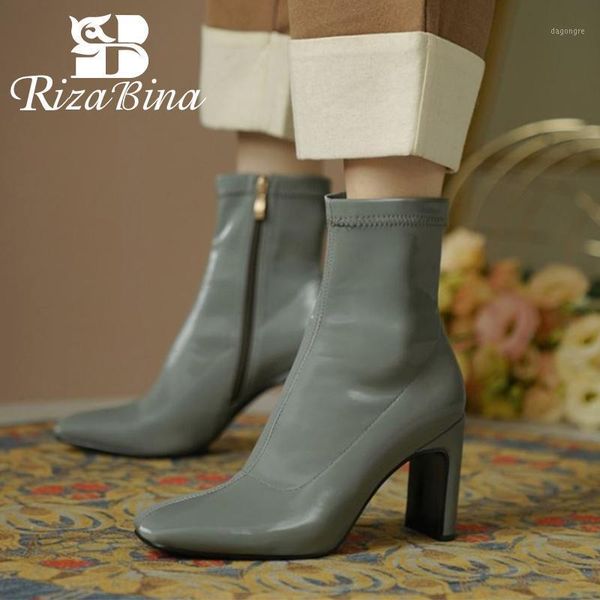 boots rizabina women ankle fashion zipper high heel warm winter shoe woman square toe office lady short boot footwear size 32-431, Black
boots rizabina women ankle fashion zipper high heel warm winter shoe woman square toe office lady short boot footwear size 32-431, Black