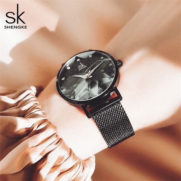 shengke women watches romantic flower cutting dial black mesh band lady relogio feminino gift for love 220228, Slivery;golden
shengke women watches romantic flower cutting dial black mesh band lady relogio feminino gift for love 220228, Slivery;golden